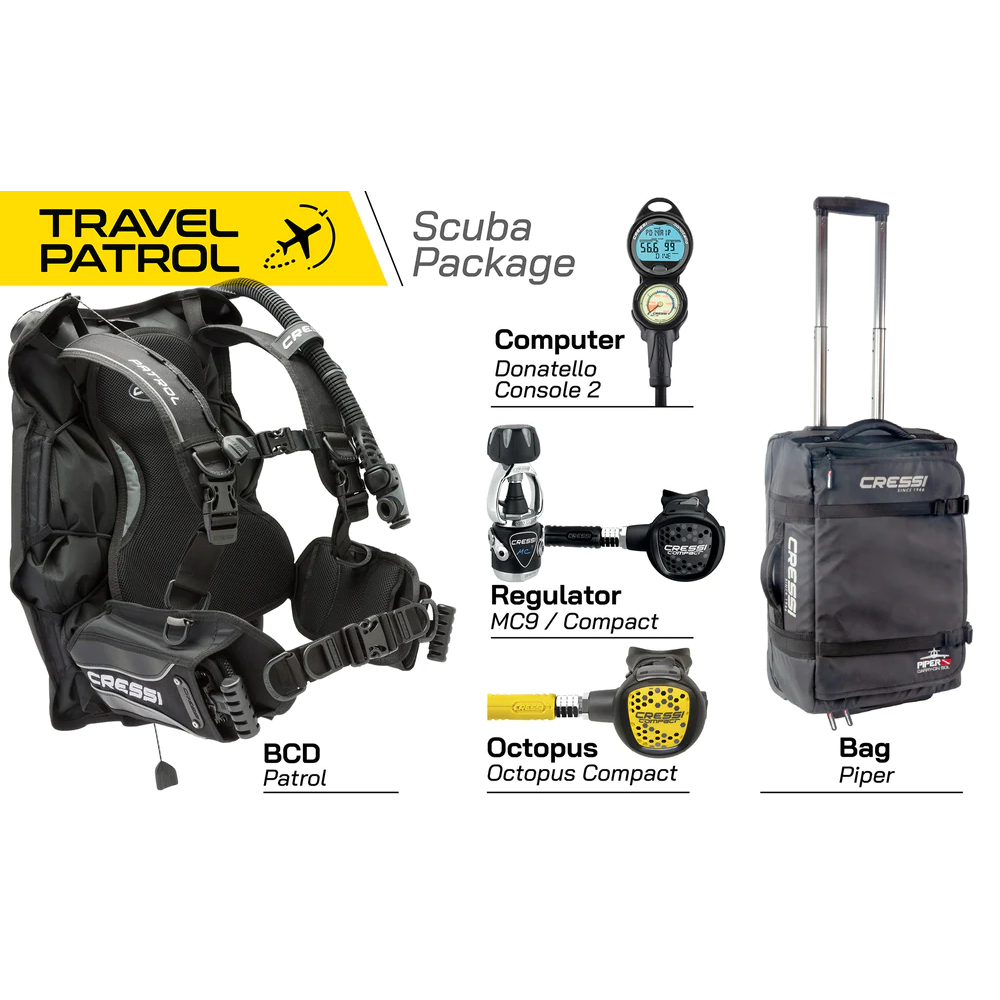 Cressi Travel Patrol Package | Diving Sports Canada | Vancouver