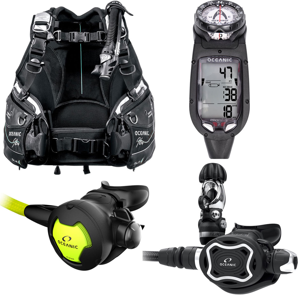 Shop Oceanic Professional Package Female | Diving Sports Canada