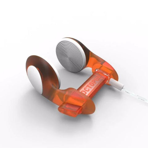 Octopus Freediving Nose Clip Classic Transparent Orange Octopus Freediving Nose Clip Classic Transparent Orange