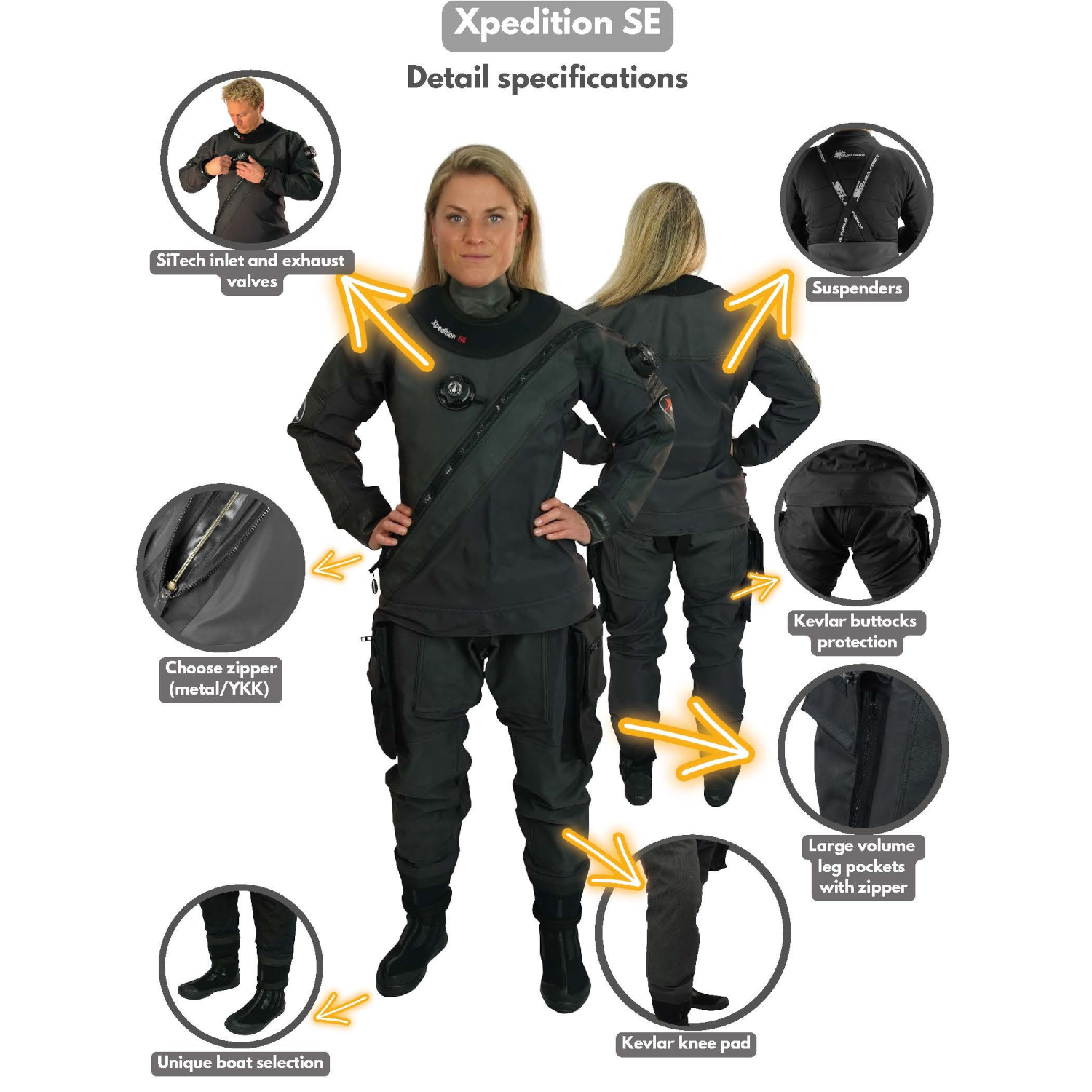 Scuba Force Xpedition SE Dry Suit | Diving Sports Canada | Vancouver
