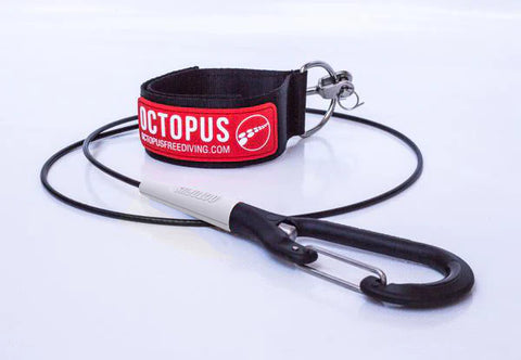 Octopus Freediving Competition Lanyard Red Octopus Freediving Competition Lanyard Red