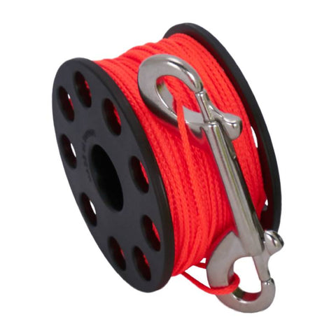 Scuba Force Spool 30m (100 ft) Orange with Double Ender Scuba Force Spool 30m (100 ft) Orange with Double Ender