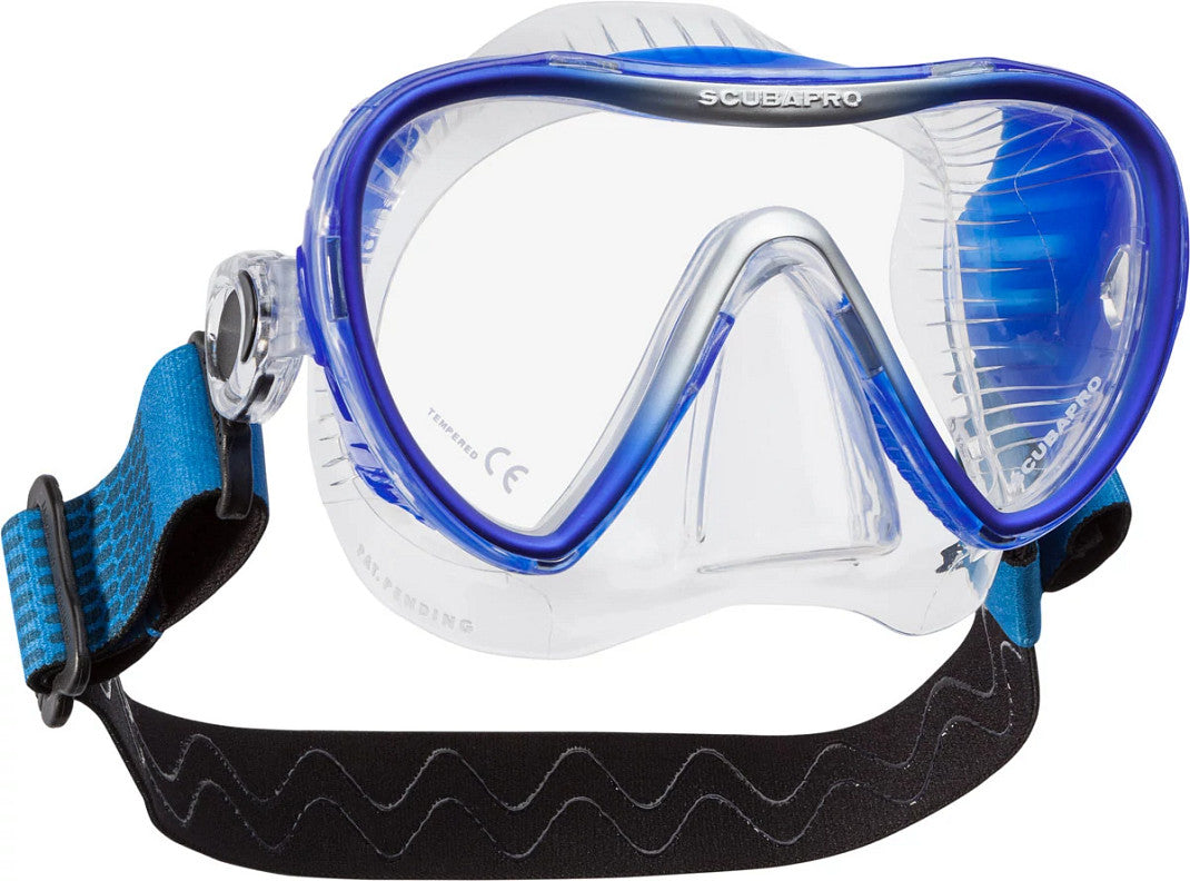 Scubapro Synergy 2 Trufit Clear/Blue | Diving Sports Canada | Vancouver Scubapro Synergy 2 Trufit Clear/Blue | Diving Sports Canada | Vancouver