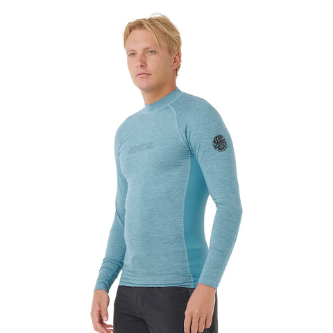 Rip Curl Dawn Patrol UV Rash Vest Long Sleeve Storm Blue | Diving Sports Canada | Vancouver