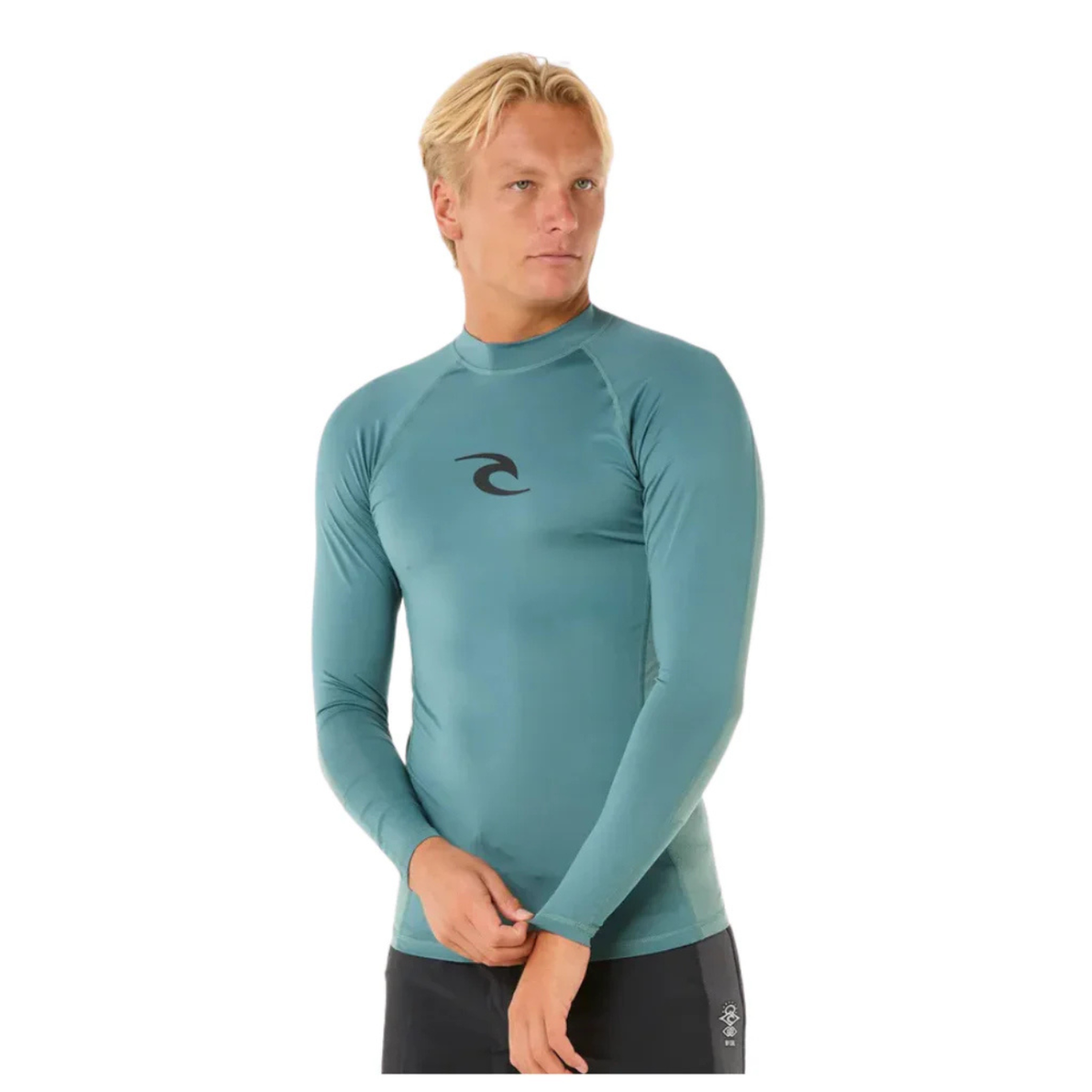 Rip Curl Waves UV Rash Vest Long Sleeve Bluestone | Diving Sports Canada | Vancouver