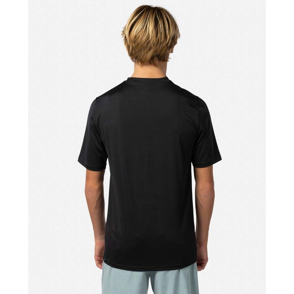 Rip Curl Island Vibe Short Sleeve Relaxed UPF Black | Diving Sports Canada | Vancouver
