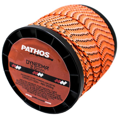 Pathos Dyneema Cord 2mm Orange 50m
