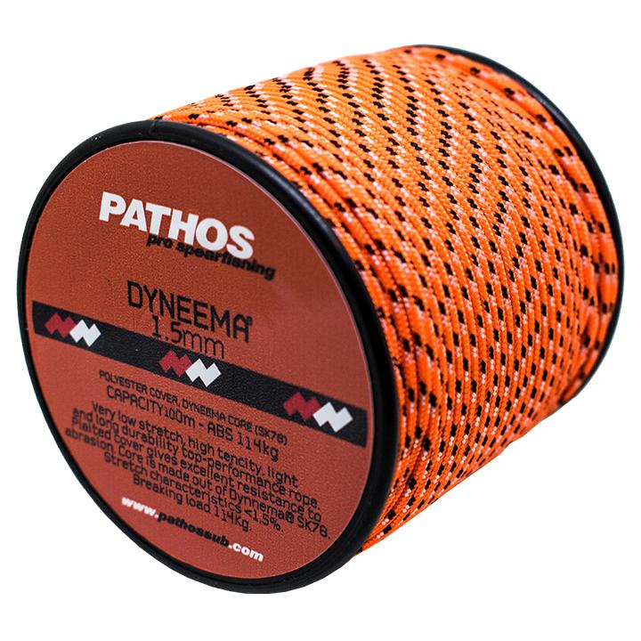 Pathos Dyneema Cord 1.5mm Orange 100m