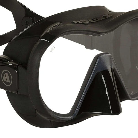 Apeks VX1 Clear Lens Dive Mask Black | Diving Sports Canada | Vancouver
