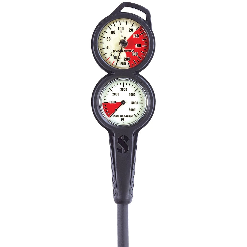 Scubapro 2-Gauge Console (Metal Compact PG, Compact DG) - Imperial