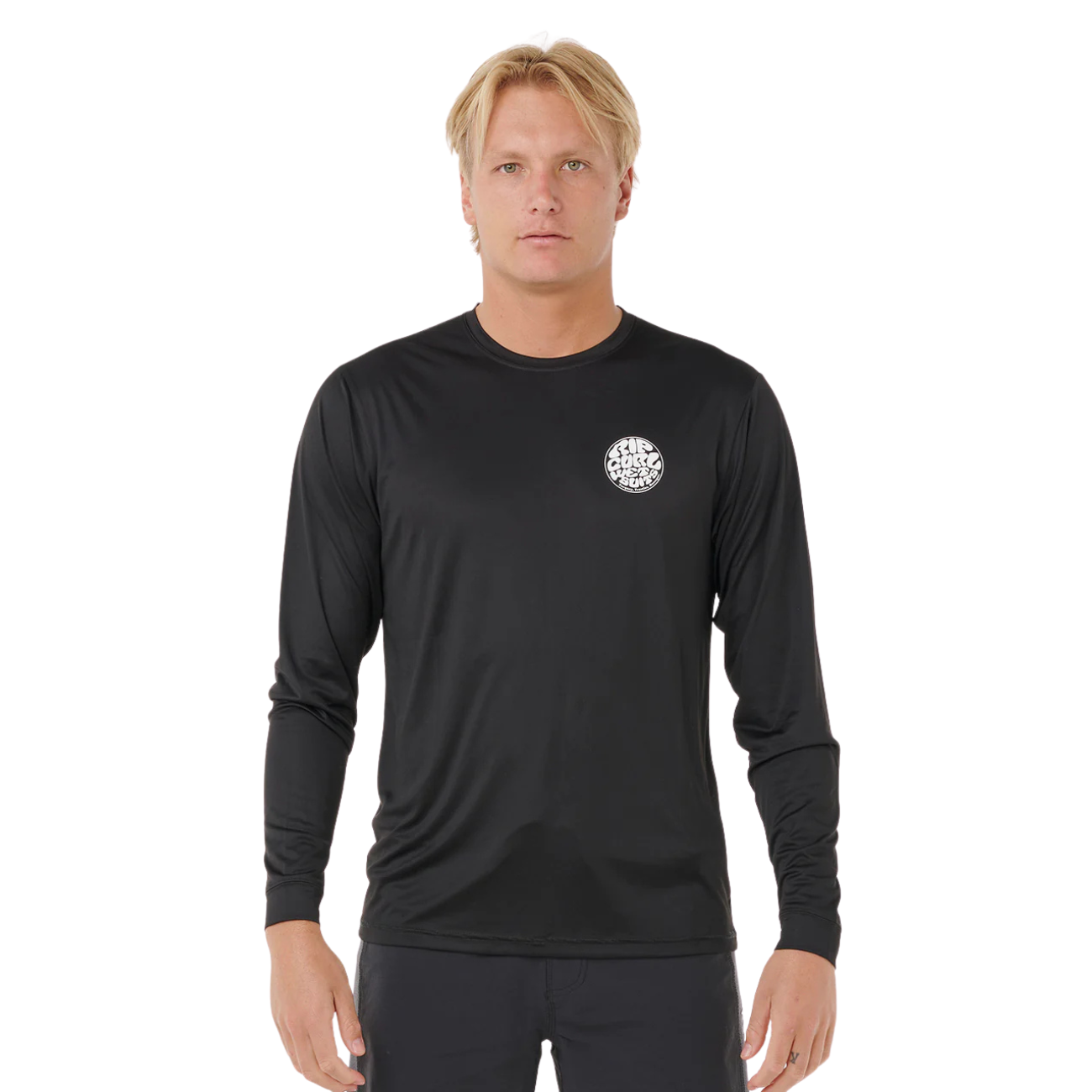 Rip Curl Icons Of SurfLite UV Rash Vest Long Sleeve Black | Diving Sports Canada | Vancouver
