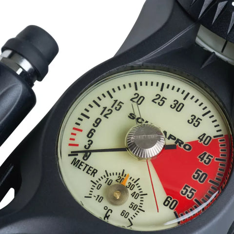 Scubapro 3-Gauge In-Line (Plastic Compact PG, STD DG, FS-1.5) - Metric
