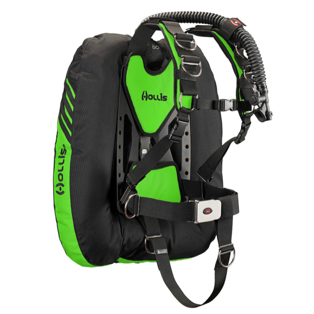 Hollis Crib Custom BCD Double Tank DT 45 Lb Dual With Elite 2 Harness | Diving Sports Canada | Vancouver