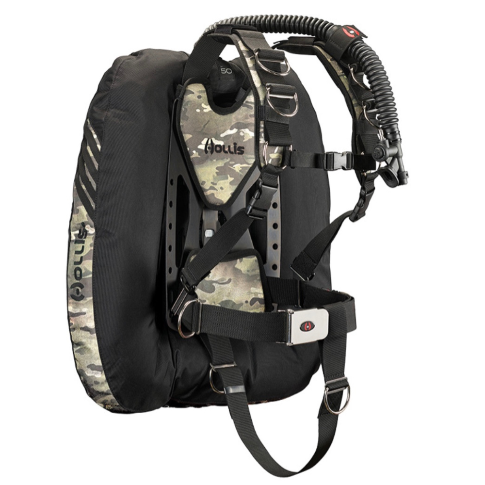Hollis Crib Custom BCD Double Tank DT 45 Lb Dual With Elite 2 Harness | Diving Sports Canada | Vancouver
