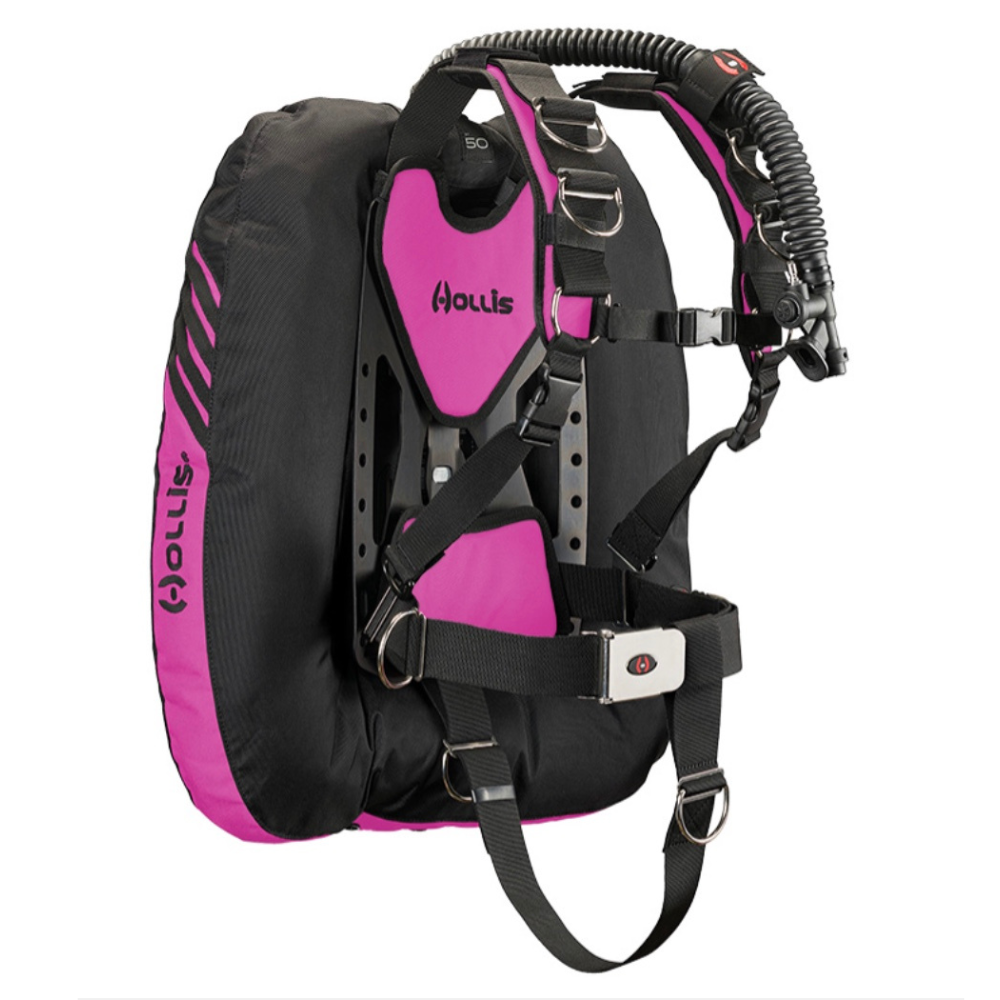 Hollis Crib Custom BCD Double Tank DT 50 Lb With Elite 2 Harness | Diving Sports Canada | Vancouver