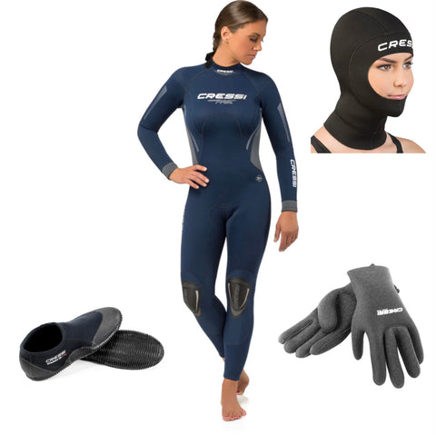 Cressi 3mm Women's Full Wetsuit Package | Diving Sports Canada | Vancouver