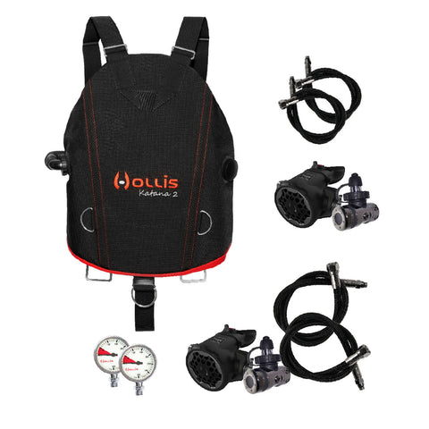 Hollis Katana 2 Dual Bladder Sidemount Package | Diving Sports Canada | Vancouver