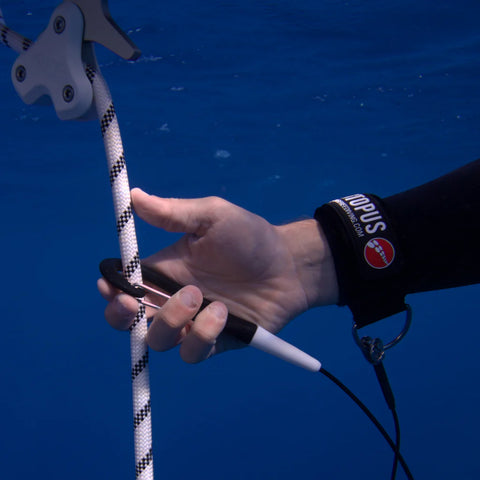 Octopus Freediving Competition Lanyard 120cm Black