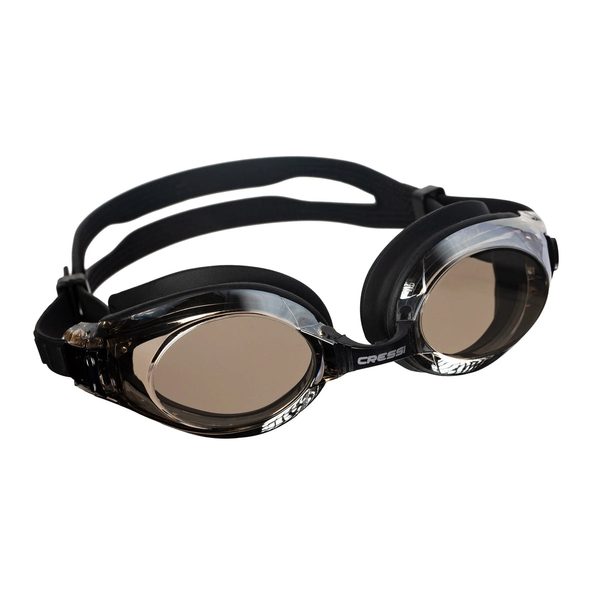 Cressi Nuoto 3.0 Goggles Black/Black Mirrored Lens