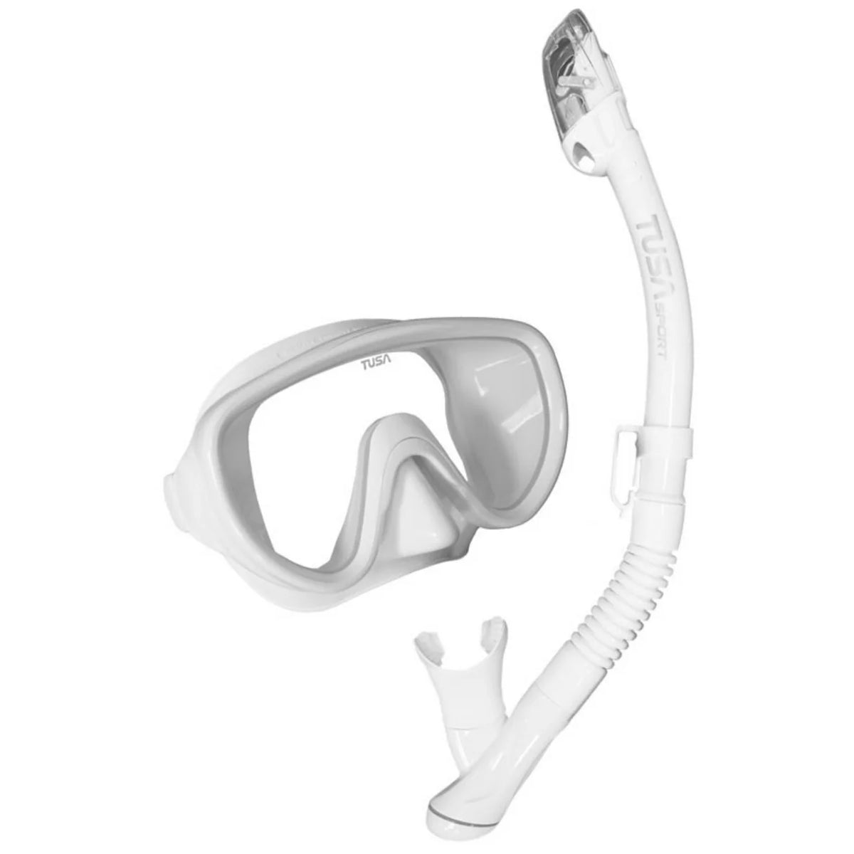 Tusa Serene Sport Mask and Snorkel Combo White