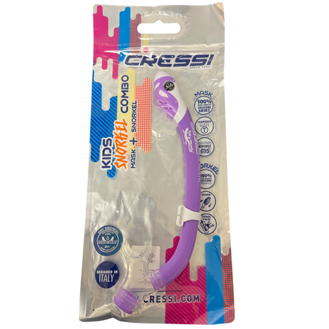 Used Cressi Ocean Kids Snorkel Lilac | Diving Sports Canada | Vancouver