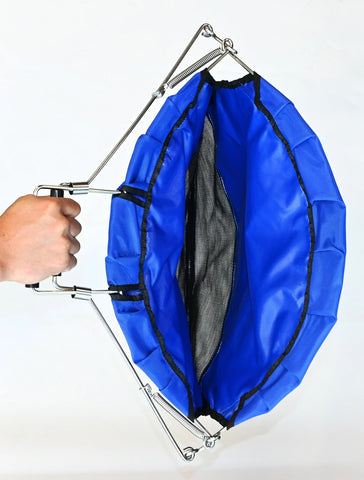 Spear Pro Heavy Duty One Handed Lobster Bag With Zipper 20"x25" Blue