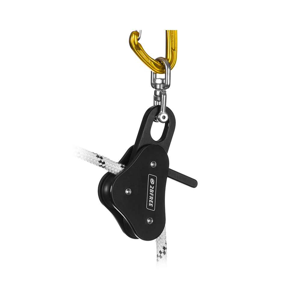 2BFREE Low Friction Pulley Jet Black