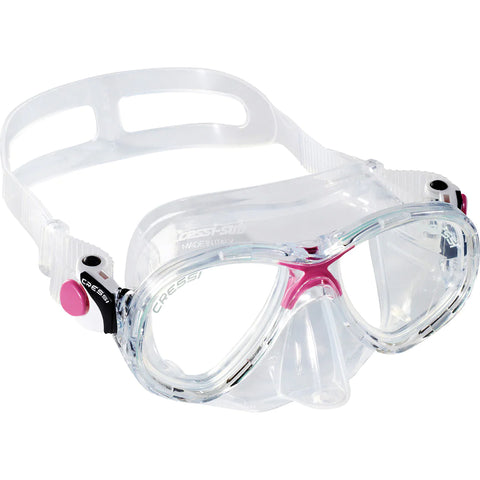 Cressi Marea Junior Clear/Pink | Diving Sports Canada | Vancouver