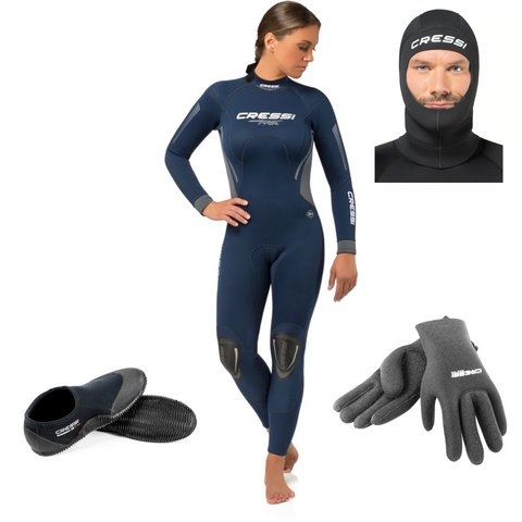 Cressi 3mm Women's Full Wetsuit Package | Diving Sports Canada | Vancouver