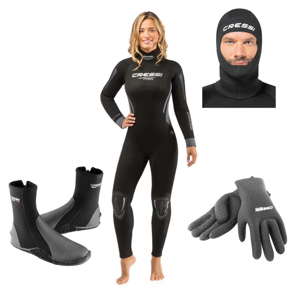 Cressi 7mm Women's Full Wetsuit Package | Diving Sports Canada | Vancouver