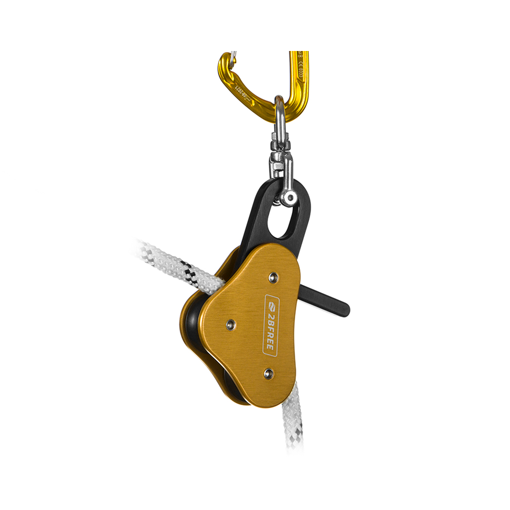 2BFREE Low Friction Pulley Golden Orange