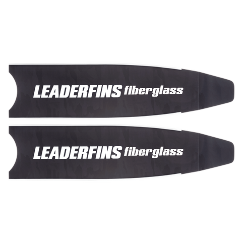 Leaderfins Black Camo Fiberglass