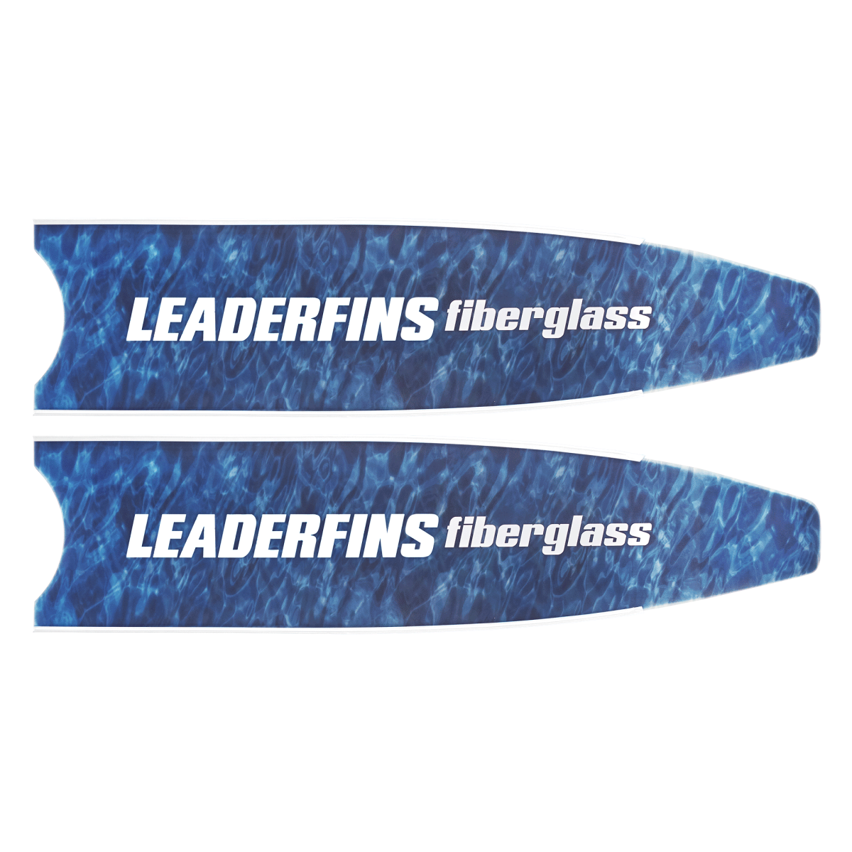 Leaderfins Blue Camo Fiberglass