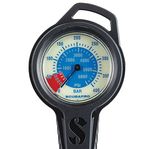 Scubapro Metal Pressure Gauge Dual Bar/PSI