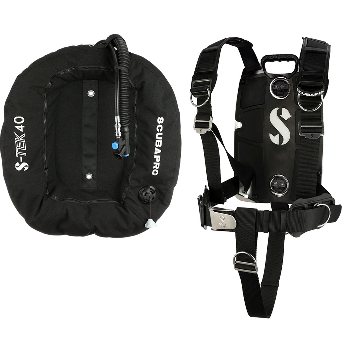 Scubapro S-TEK Donut Wing 40 + Pro Harness SS