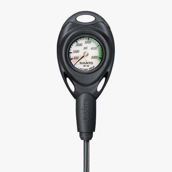 Suunto Pressure Gauge with HP Hose & Boot | Diving Sports Canada | Vancouver