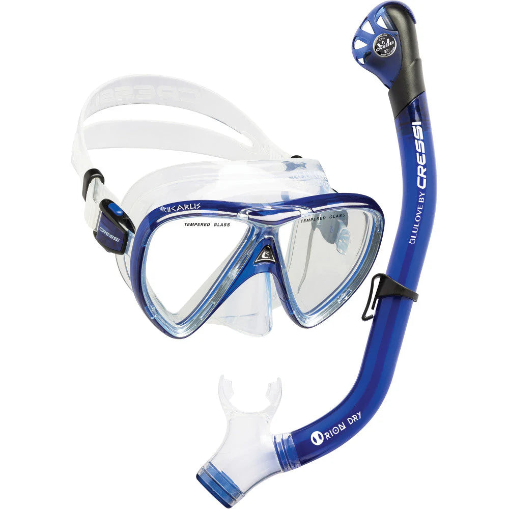 Cressi Ocean Combo Translucent Cobalt
