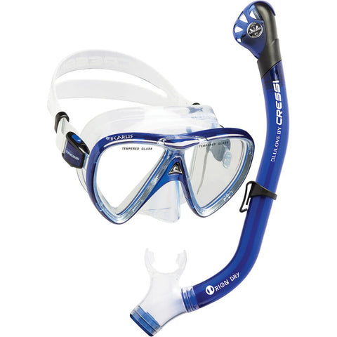 Cressi Ocean Combo Translucent Cobalt