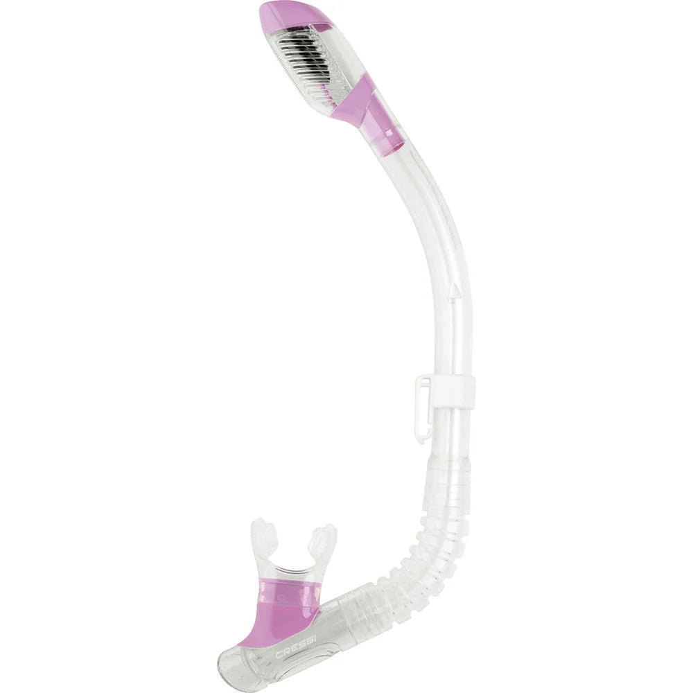 Cressi Mini Dry Kids Snorkel Lilac