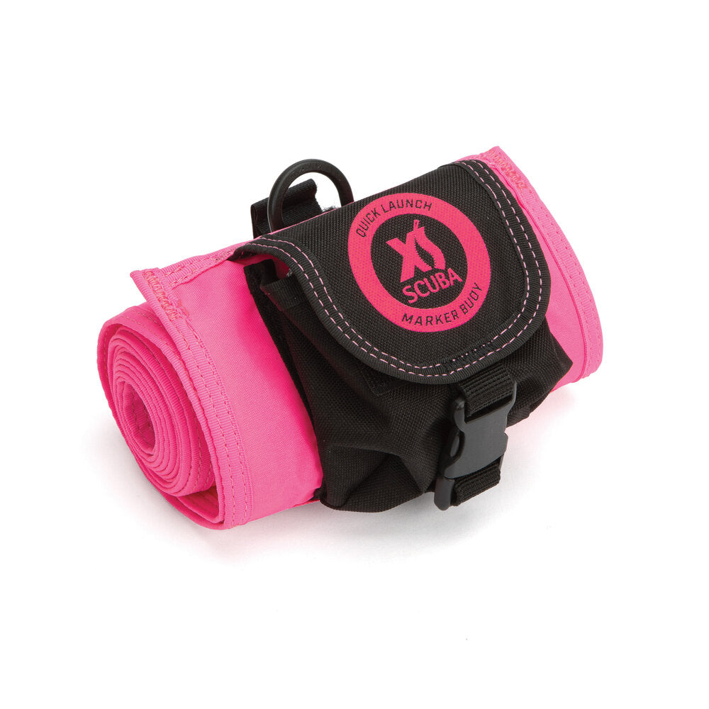 XS Scuba “Quick Launch” Marker Buoy Pink | Diving Sports Canada