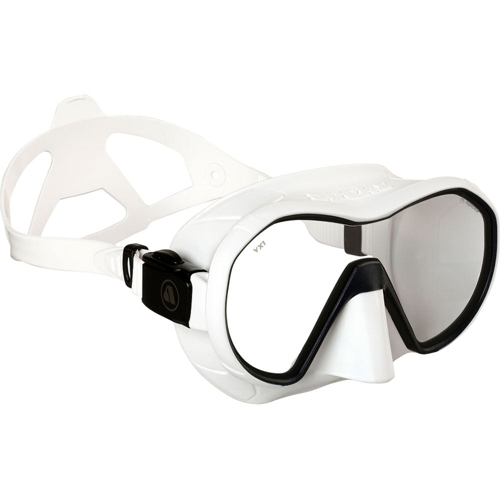 Apeks VX1 White, Clear Lens | Diving Sports Canada