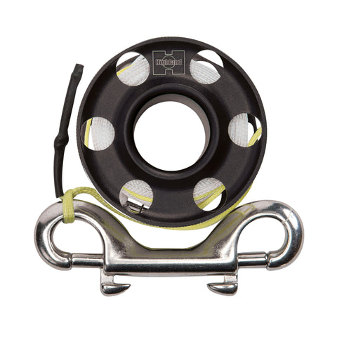 XS Scuba Aluminum Mini Spool Black 50ft | Diving Sports Canada