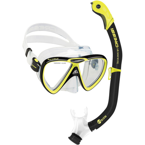 Cressi Ikarus & Orion Black/Yellow | Diving Sports Canada