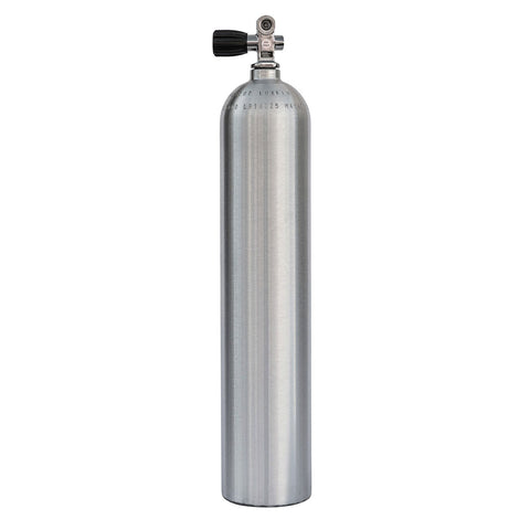 XS Scuba Metal Impact 40 cu. Ft Aluminum Tank with Pro valve Brushed | Diving Sports Canada