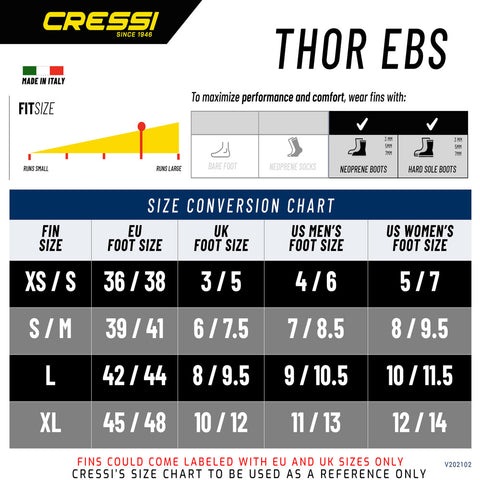 Cressi Thor EBS black | Diving Sports Canada
