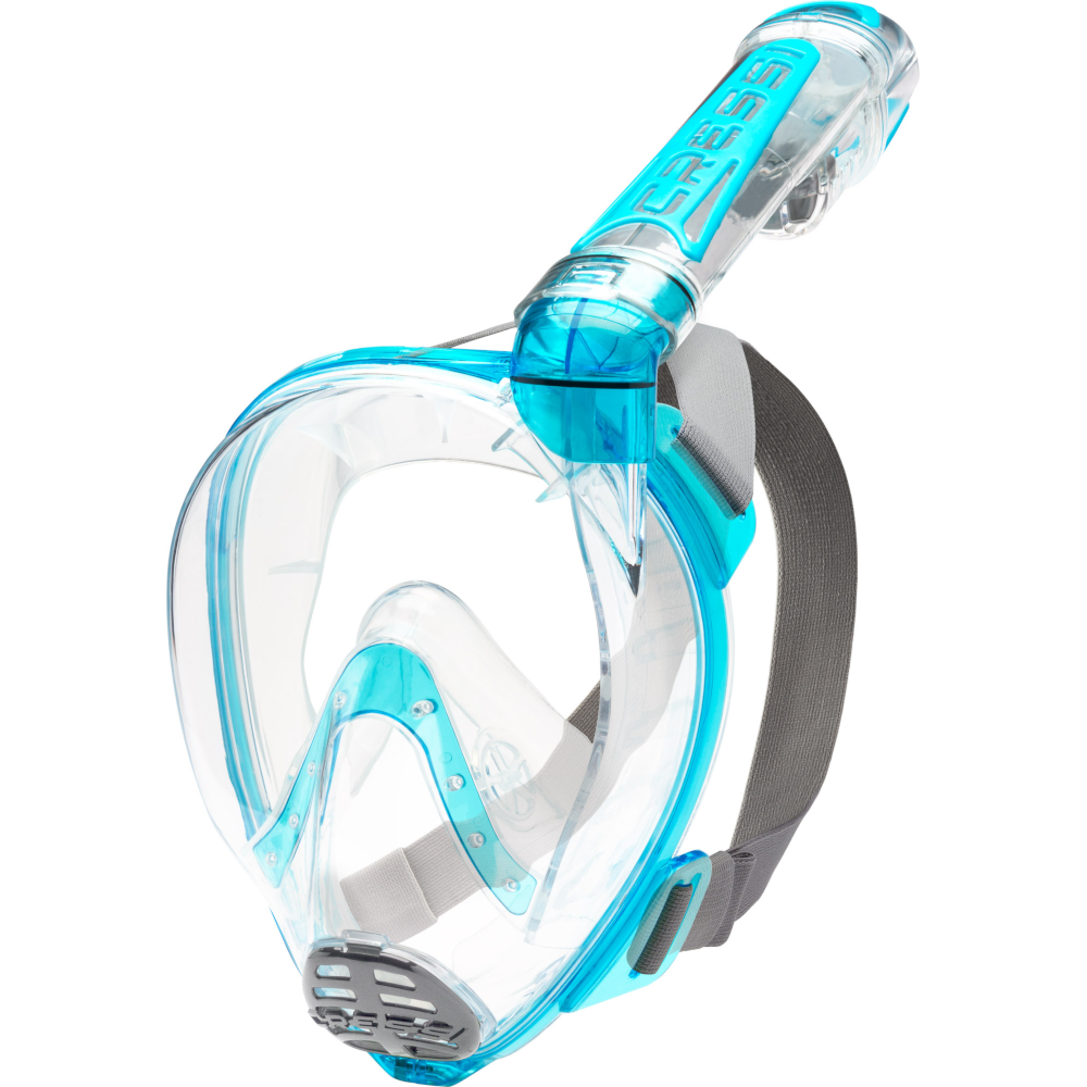 Cressi Duke Dry clear/translucent aquamarine | Diving Sports Canada