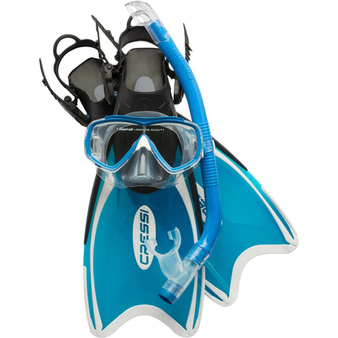 Cressi Mini Palau Set Youth Blue | Diving Sports Canada