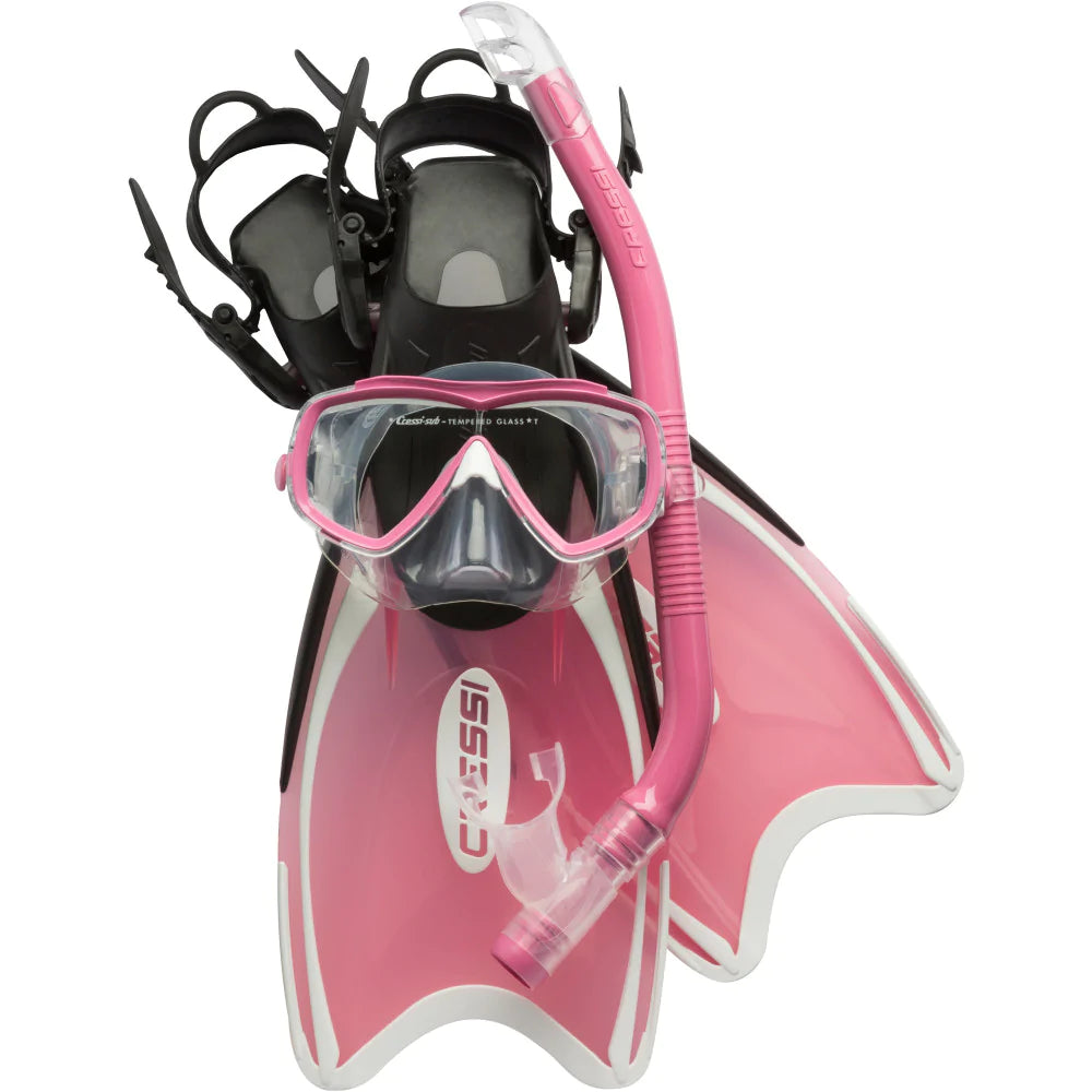 Cressi Mini Palau Set Youth Pink | Diving Sports Canada
