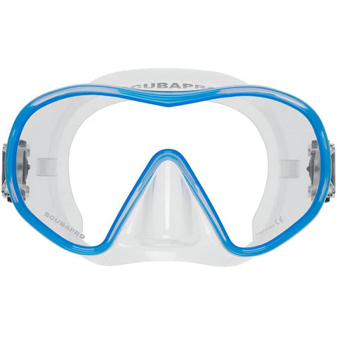 Scubapro Solo Clear/Blue | Diving Sports Canada